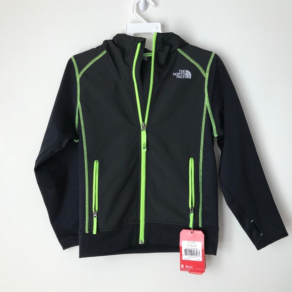 north face lime green jacket